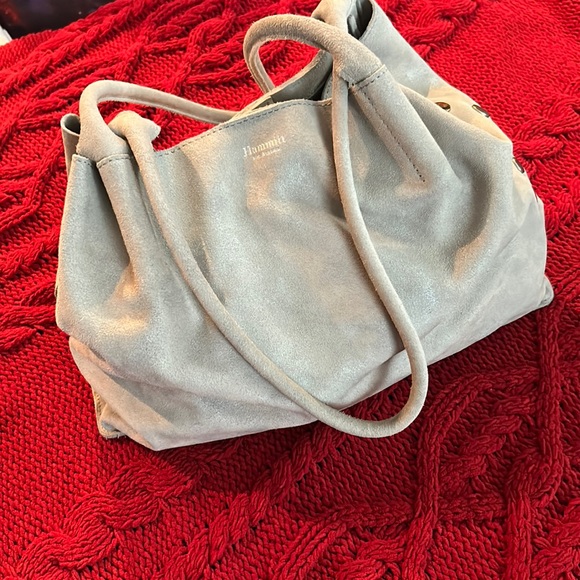 Hammitt Bags Hammitt Oliver Tote Suede In Mist Poshmark